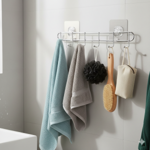 מתלה 6 ווים STICKIT