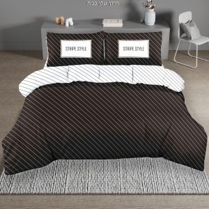 סט מצעים למיטה זוגית דגם סטייל