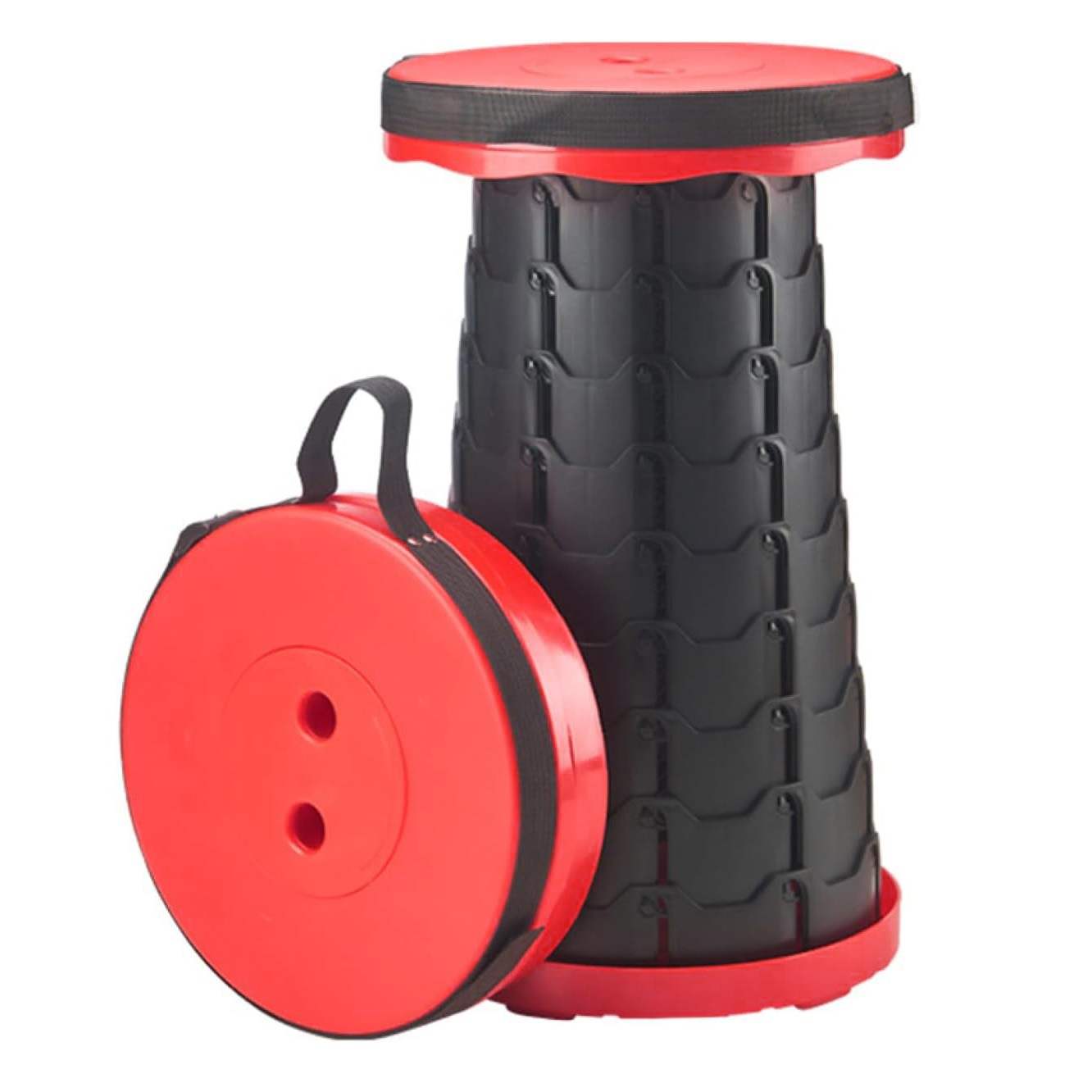 שרפרף טלסקופי מתקפל אדום