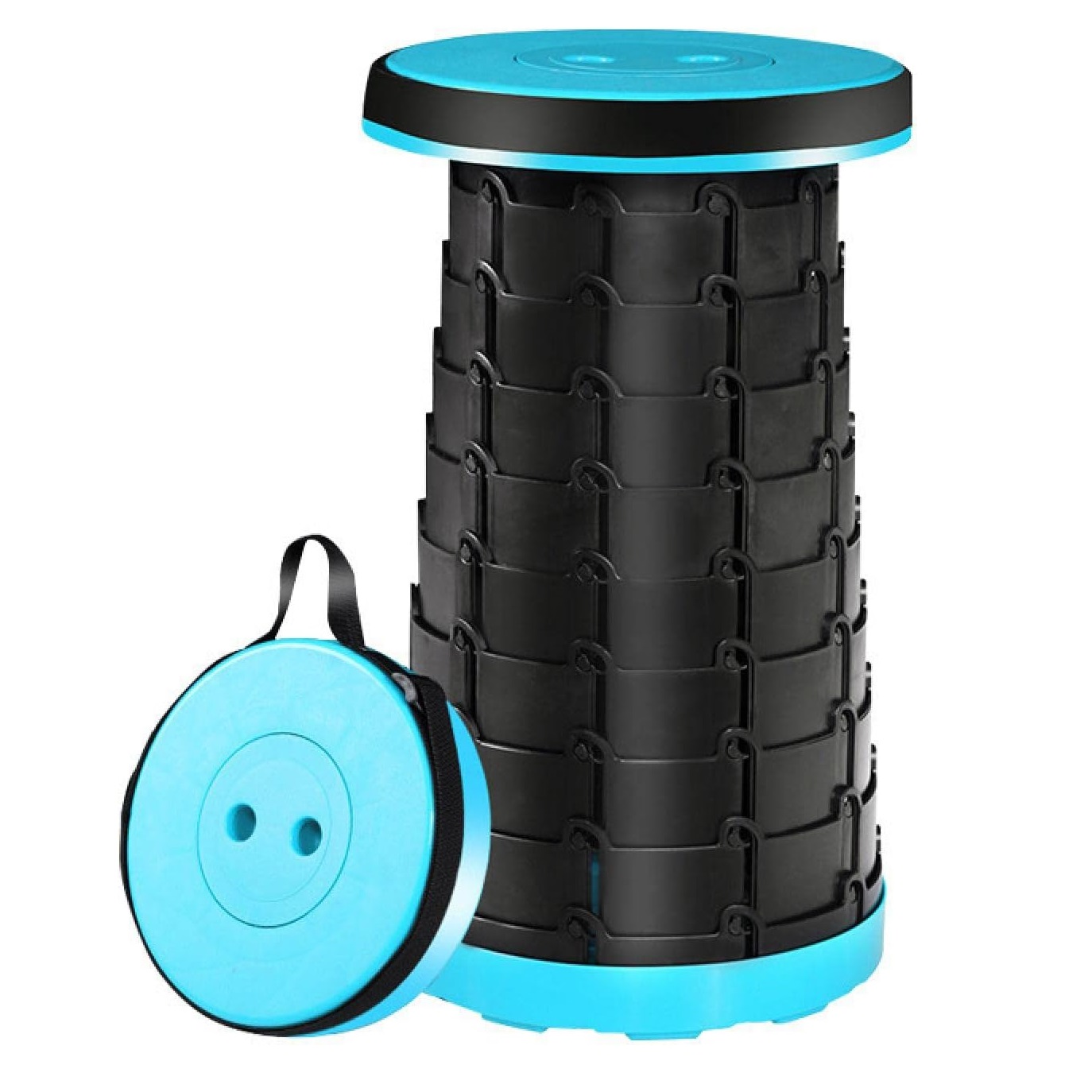 שרפרף טלסקופי מתקפל כחול