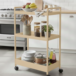 עגלת שירות ומטבח מוקהמודרנית על גלגלים