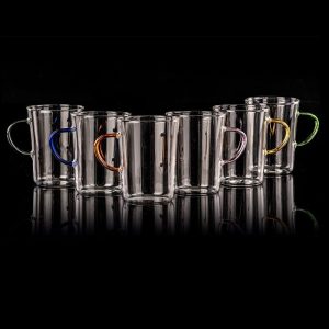 סט 6 כוסות דופן אחת 350 מ"ל RIO