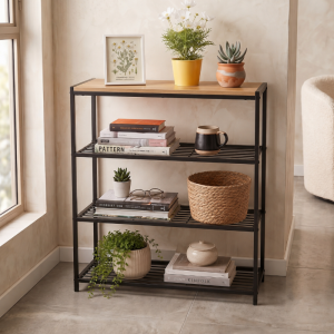 כוננית מדפים 4 קומות – SLIM STUDIO